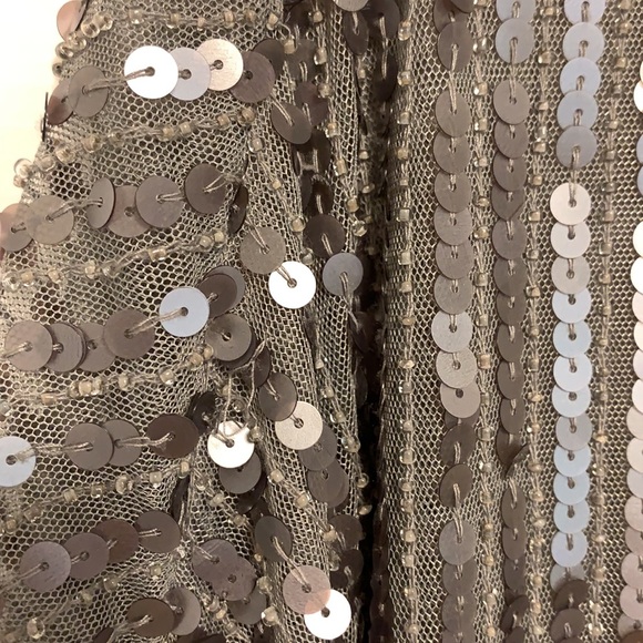 Vila Denmark - silver/gray sequin top - Picture 9 of 16